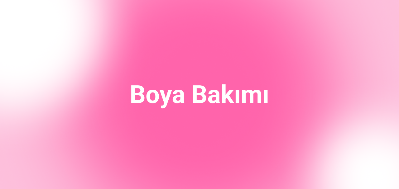 Saç boyası ?